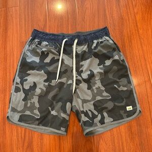 Vuori Gray Camouflage Shorts